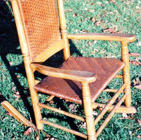 Porch Chair Recaned